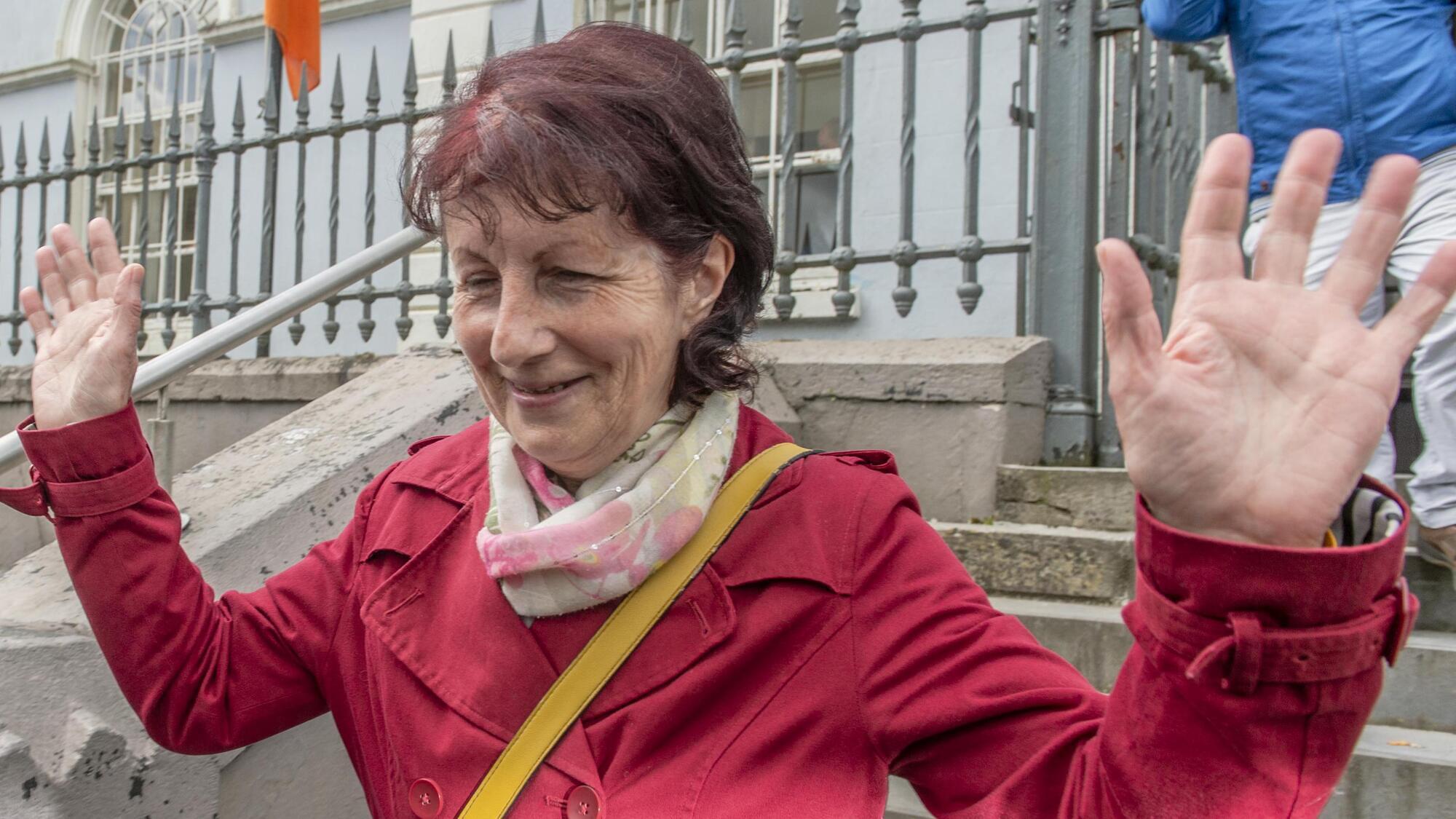Bandon grandmother Margaret Buttimer pictured here at Bandon District Court, was again accused of refusing to wear a mask in a shop. Picture: Michael Mac Sweeney/Cork Courts