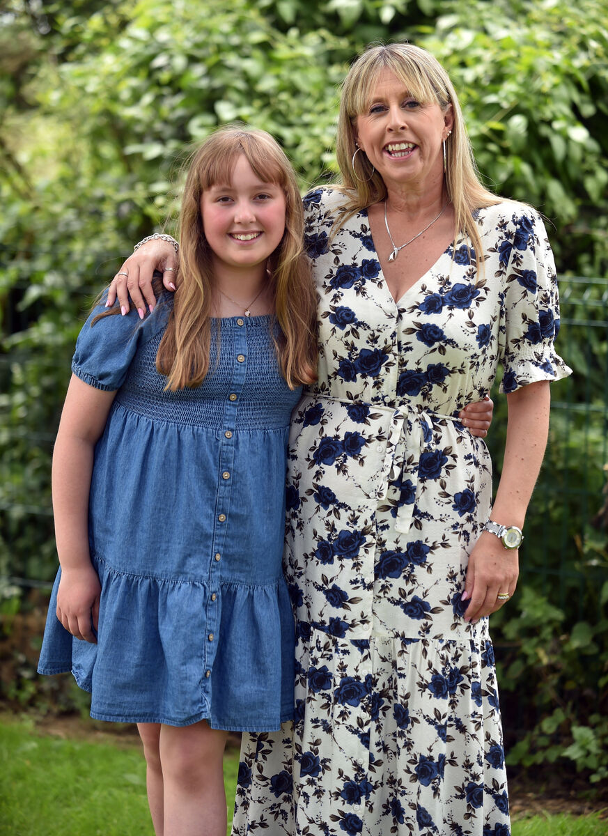 Lola Lambe with her mother Hazel. Picture: Eddie O'Hare