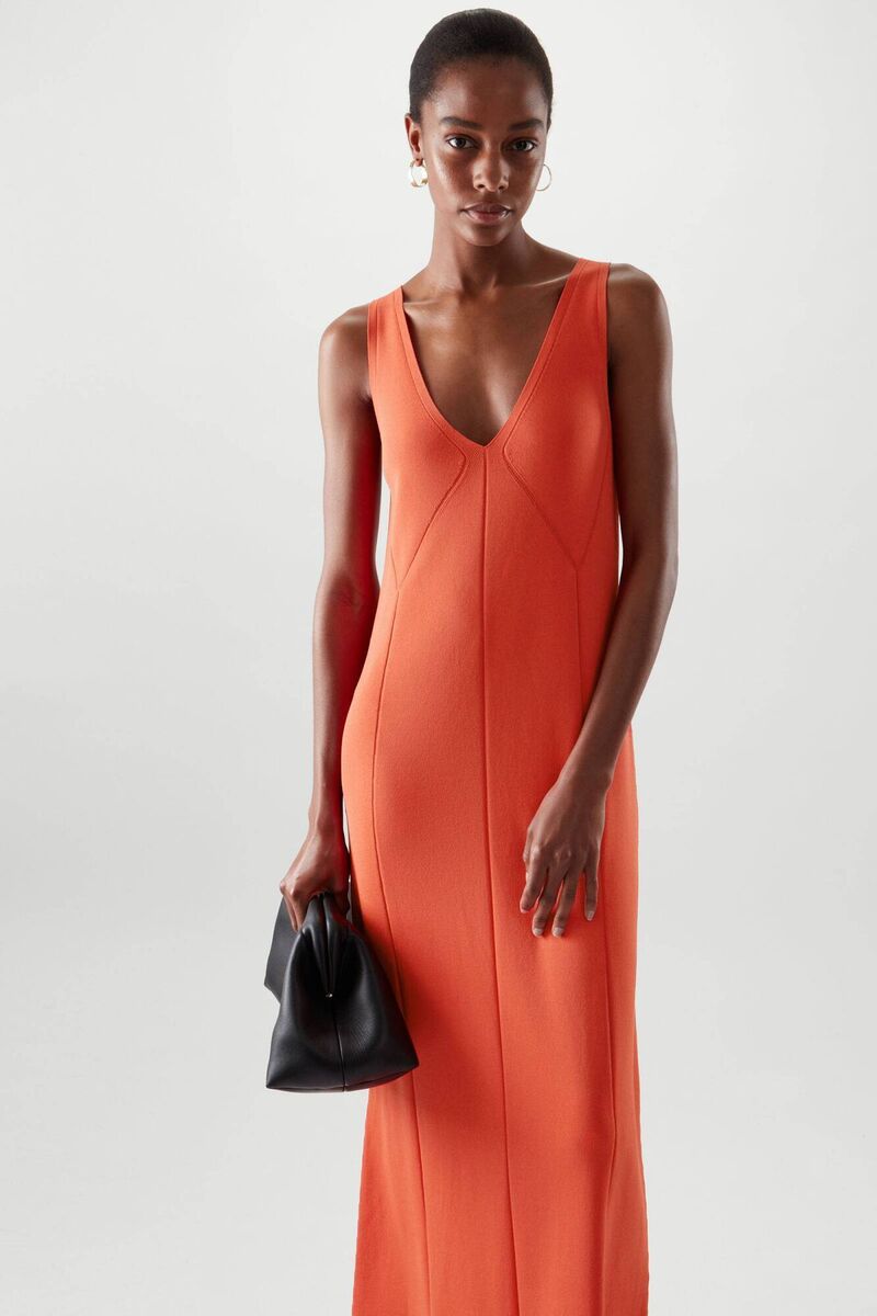 Low-cut maxi dress, COS, €89