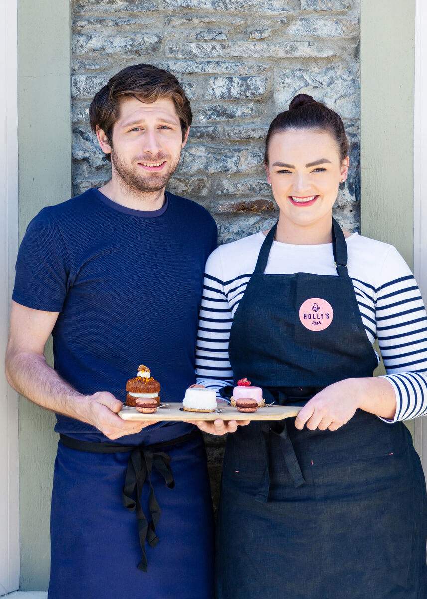 Jon Butler and Holly Kelliher, in front of their newly opened Holly’s Cafe, in Kilkee, Co Clare Jon Butler and Holly Kelliher, in front of their newly opened Holly’s Cafe, in Kilkee, Co Clare