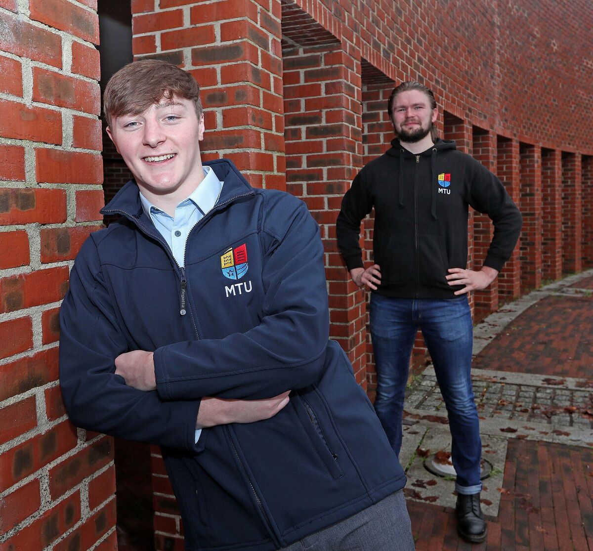  Darragh O'Shea, Accounting student from Co  Kerry, and Joseph Dwyer-Canton, Business student from Cork City, pictured in MTU's Cork campus in Bishopstown. Picture: Jim Coughlan