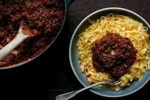 Black pudding ragu