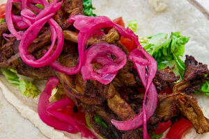 Roz Purcell's oyster mushroom Shawarma