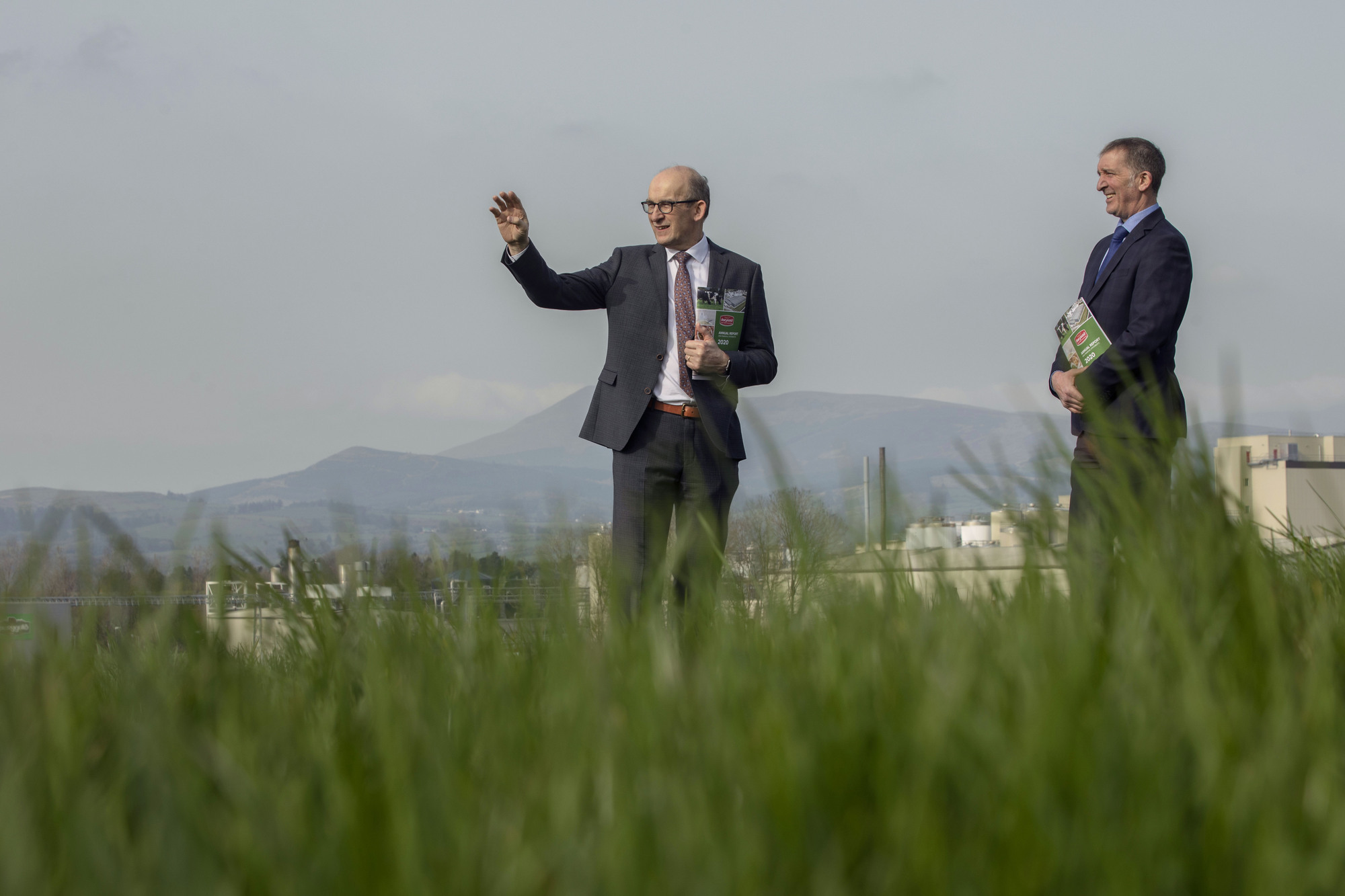 Jim Woulfe, CEO Dairygold and Chairman, John O’Gorman say the co-op is fully committed to sustainable practices in the dairy sector. Picture: Clare Keogh.