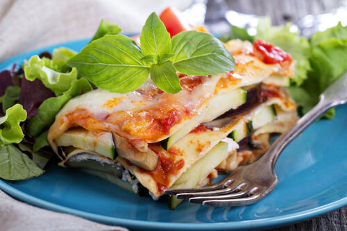 Vegetable lasagne