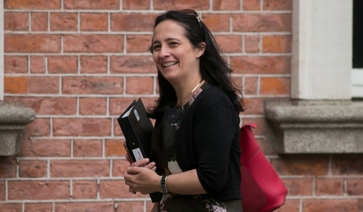 Tourism Minister, Catherine Martin, asked repeatedly whether the new vaccine advice had been factored in. Picture: Gareth Chaney/Collins Tourism Minister, Catherine Martin, asked repeatedly whether the new vaccine advice had been factored in. Picture: Gareth Chaney/Collins