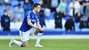 <p>Seamus Coleman hopes to return silverware to Goodison Park. </p>