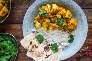 Monkfish tikka masala