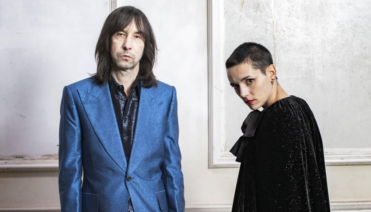 Bobby Gillespie and Jehnny Beth. Picture: Sam Christmas Bobby Gillespie and Jehnny Beth. Picture: Sam Christmas