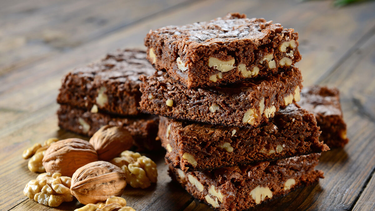 Banana nut brownies