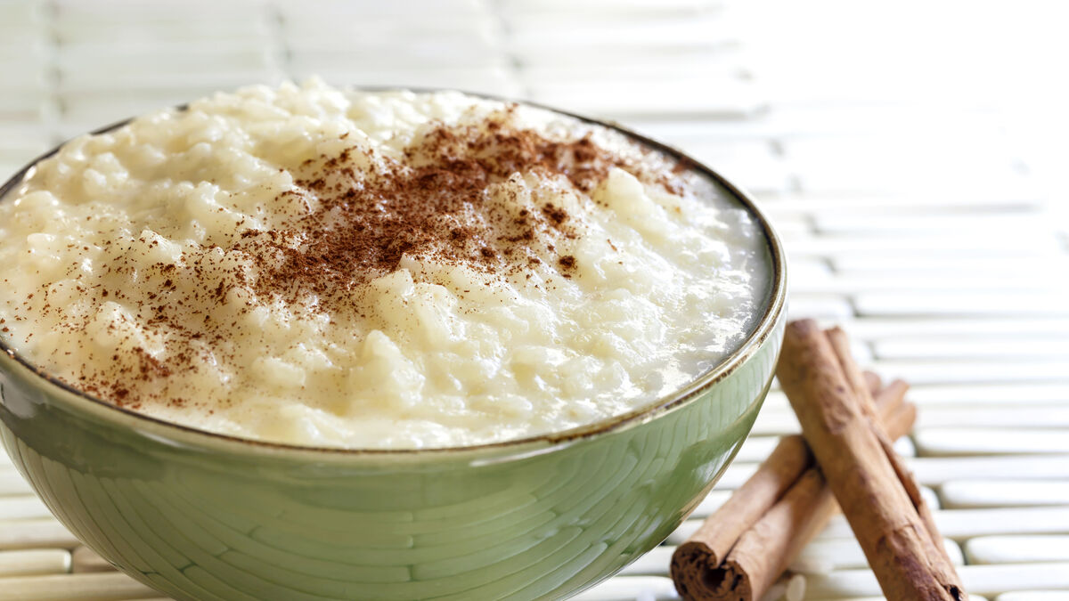 Old fashioned rice pudding