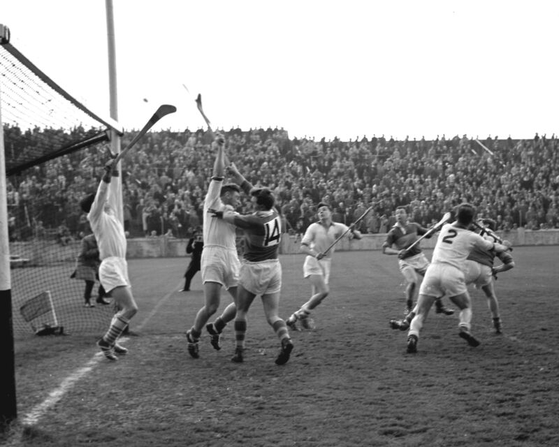 A Tipperary goal during the 1963 National League final at Croke Park. Picture: Irish Examiner Archive