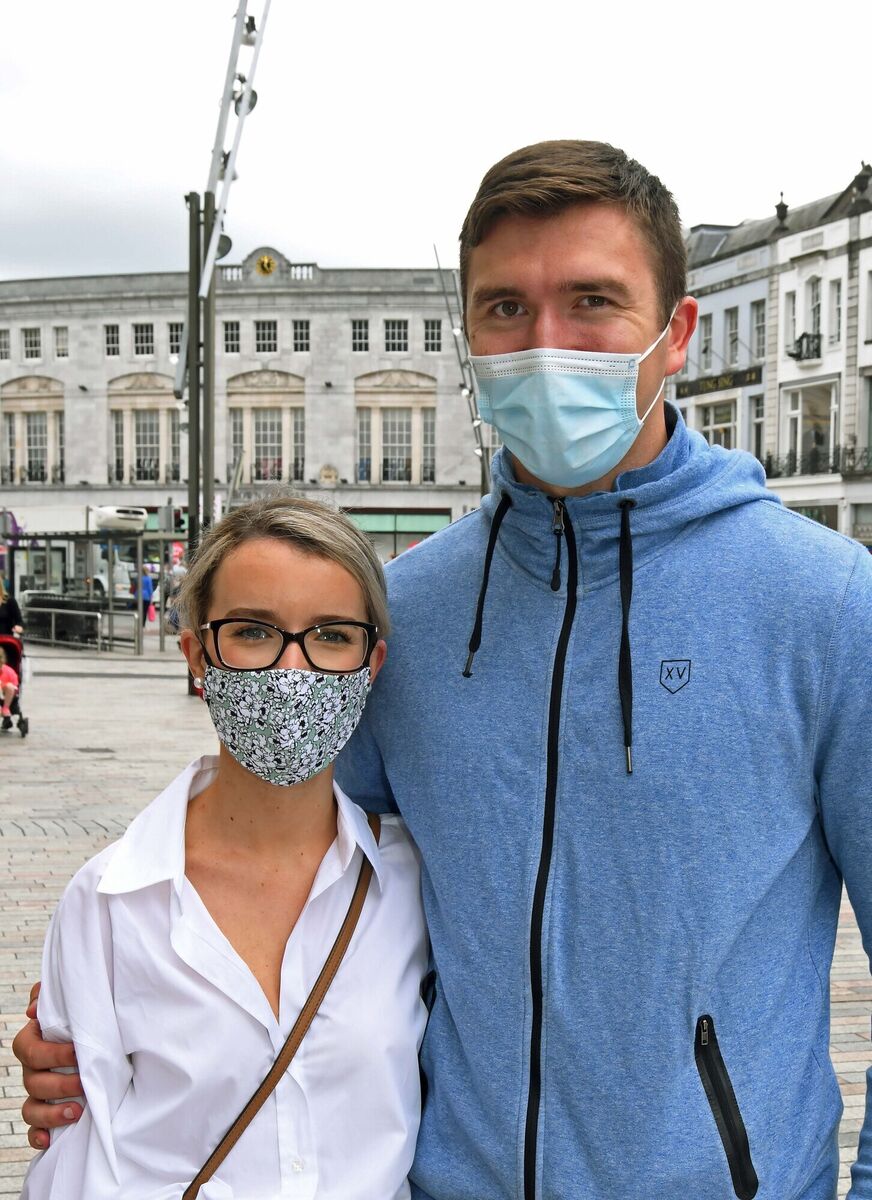 Ashley Furlong and Eoin O'Sullivan: 'If it means we can get back to normal then we need to take it'. Picture: Denis Minihane