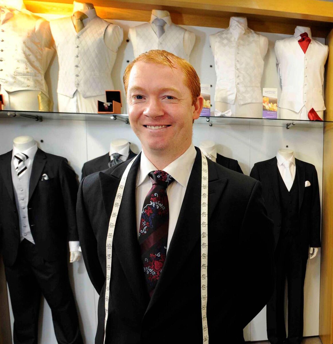 BUSINESS Tom Murphy of Tom Murphy Menswear, Patrick's St, Cork. Picture: Denis Scannell