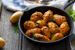 Arto der Haroutunian’s spicy fried potatoes