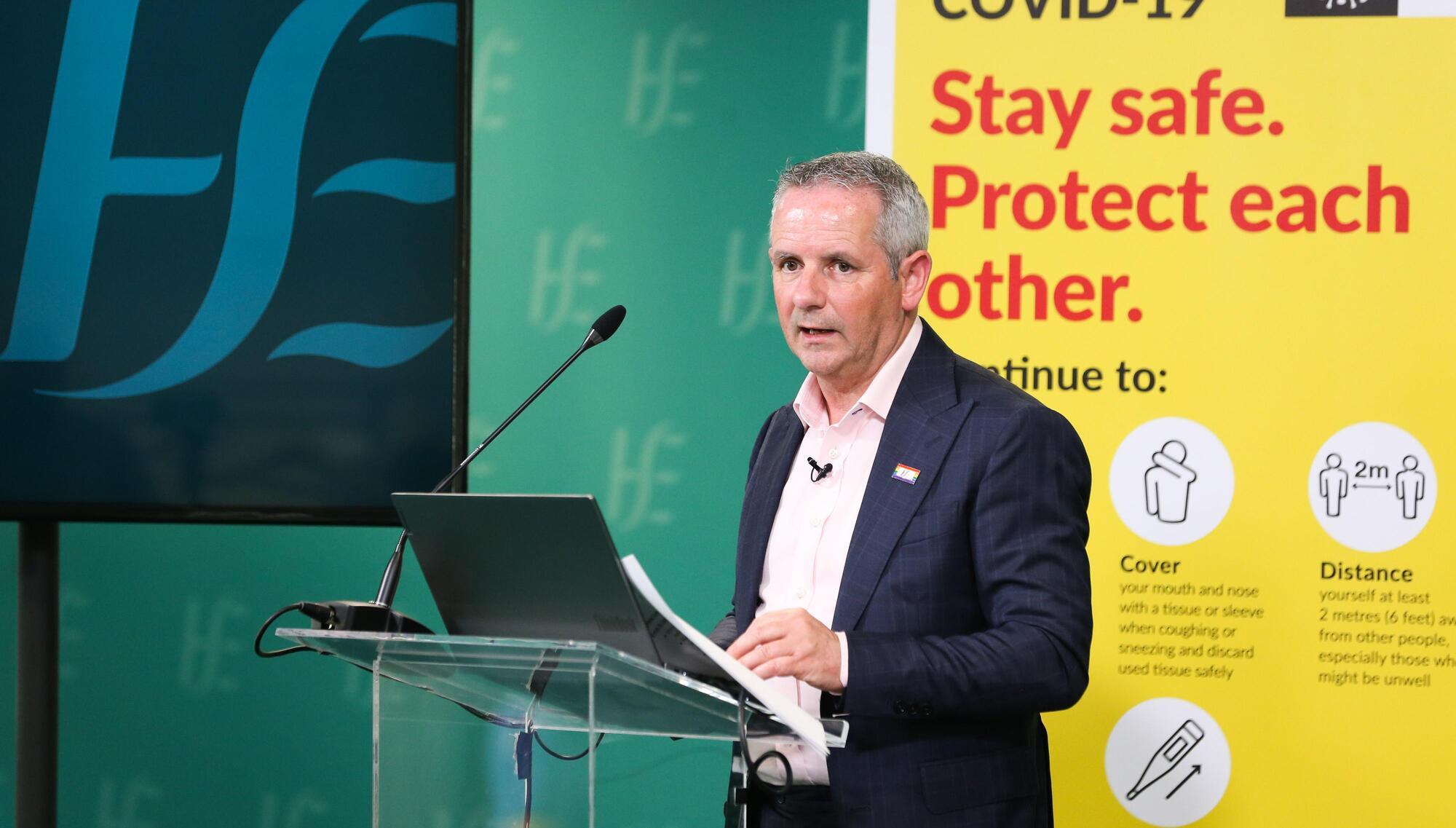 HSE CEO Paul Reid has urged people to present for a Covid-19 test if they are symptomatic. Picture: Sasko Lazarov / Photocall Ireland