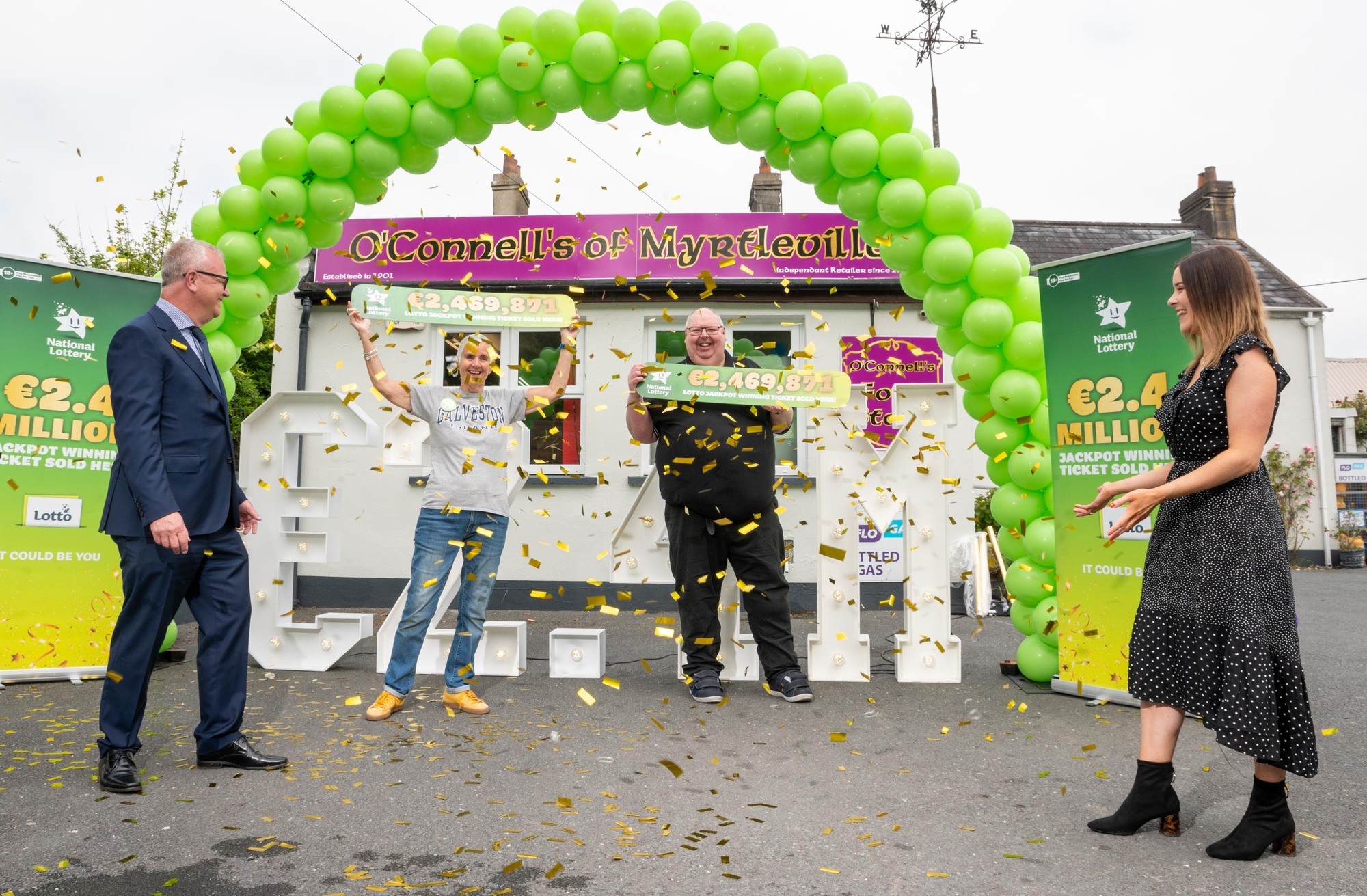 The winning ticket for the draw on May 27 was bought in O'Connell's Foodstore in MyrtlEville, Co Cork. Picture: John Allen / Mac Innes Photography