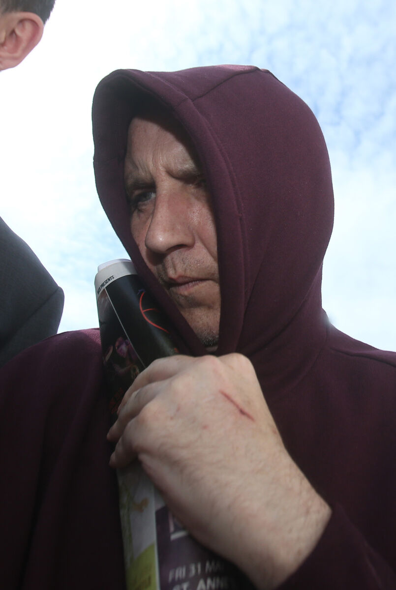 Darren Houlden entered a garda station covered in blood. Darren Houlden entered a garda station covered in blood.