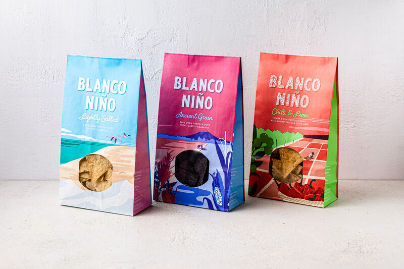Blanco Nino’s new range of Irish-made tortilla chips using premium ingredients including non-GMO heirloom variety corns Blanco Nino’s new range of Irish-made tortilla chips using premium ingredients including non-GMO heirloom variety corns