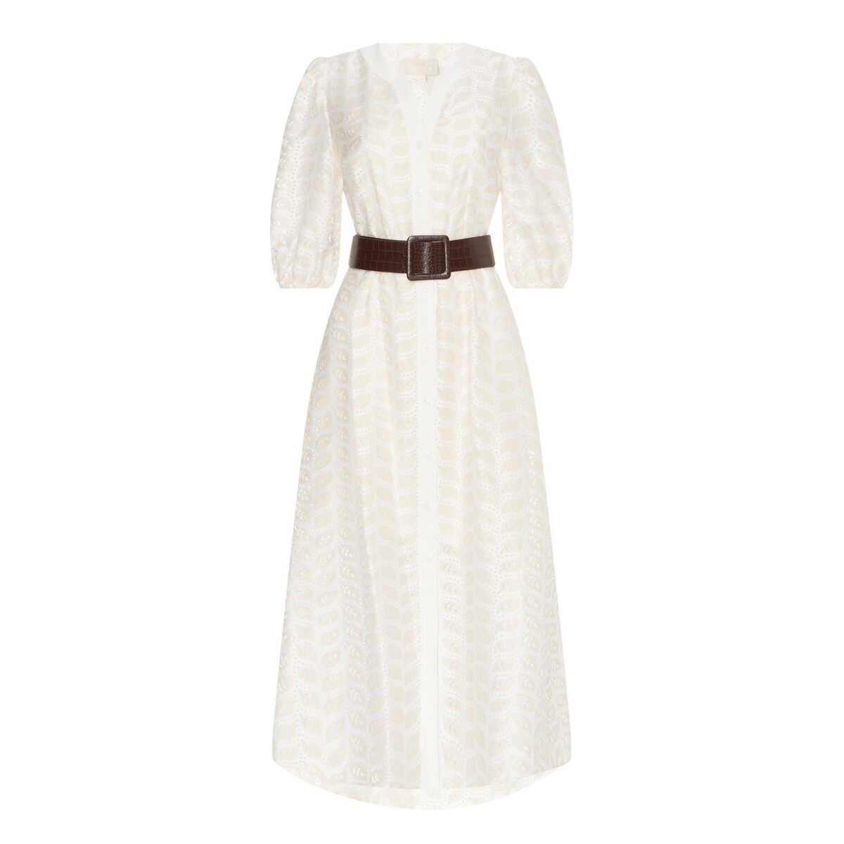 Puffed Sleeve Midi Dress, €285, Fee Gee at Arnotts Puffed Sleeve Midi Dress, €285, Fee Gee at Arnotts