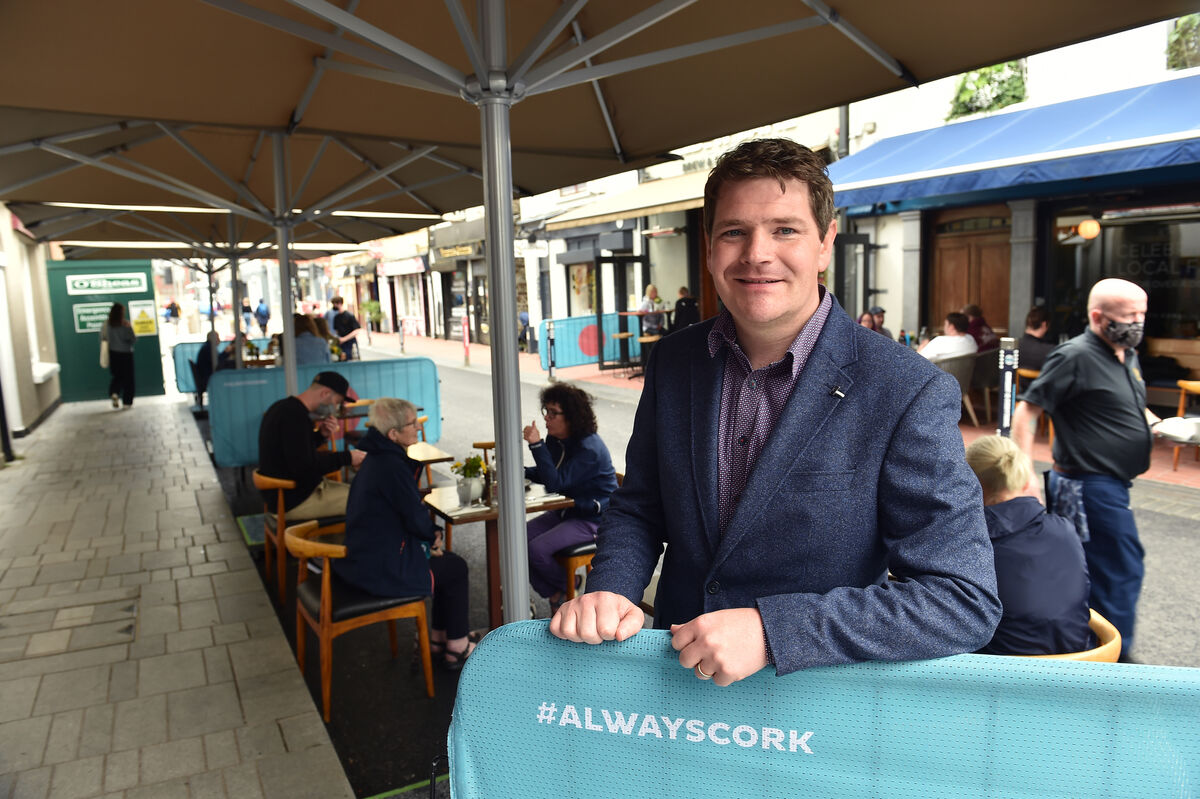  Peter Burke, Minister of State with responsibility for Local Government and Planning at Elbow Lane Restaurant on Oliver Plunkett Street, Cork. Picture: Dan Linehan