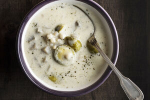 Brussels sprouts with Thai flavours
