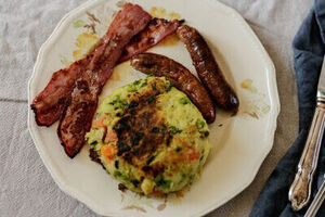 Bubble and squeak fry up