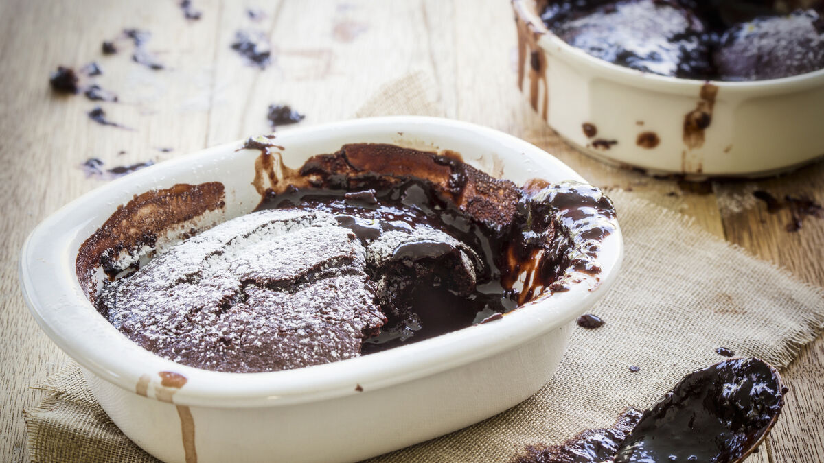 Chocolate and lime pudding