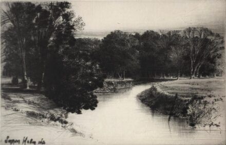 Francis Seymour Haden — A Sunset in Ireland. Francis Seymour Haden — A Sunset in Ireland.