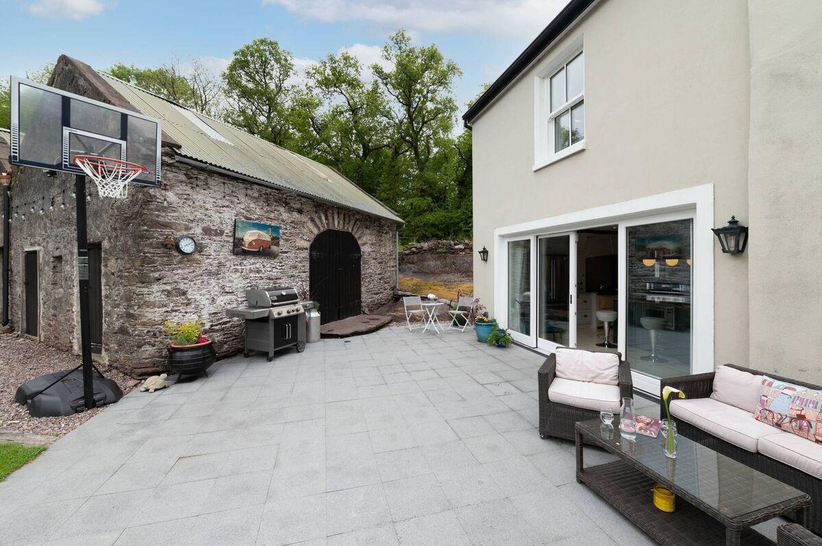 Sun trap patio
