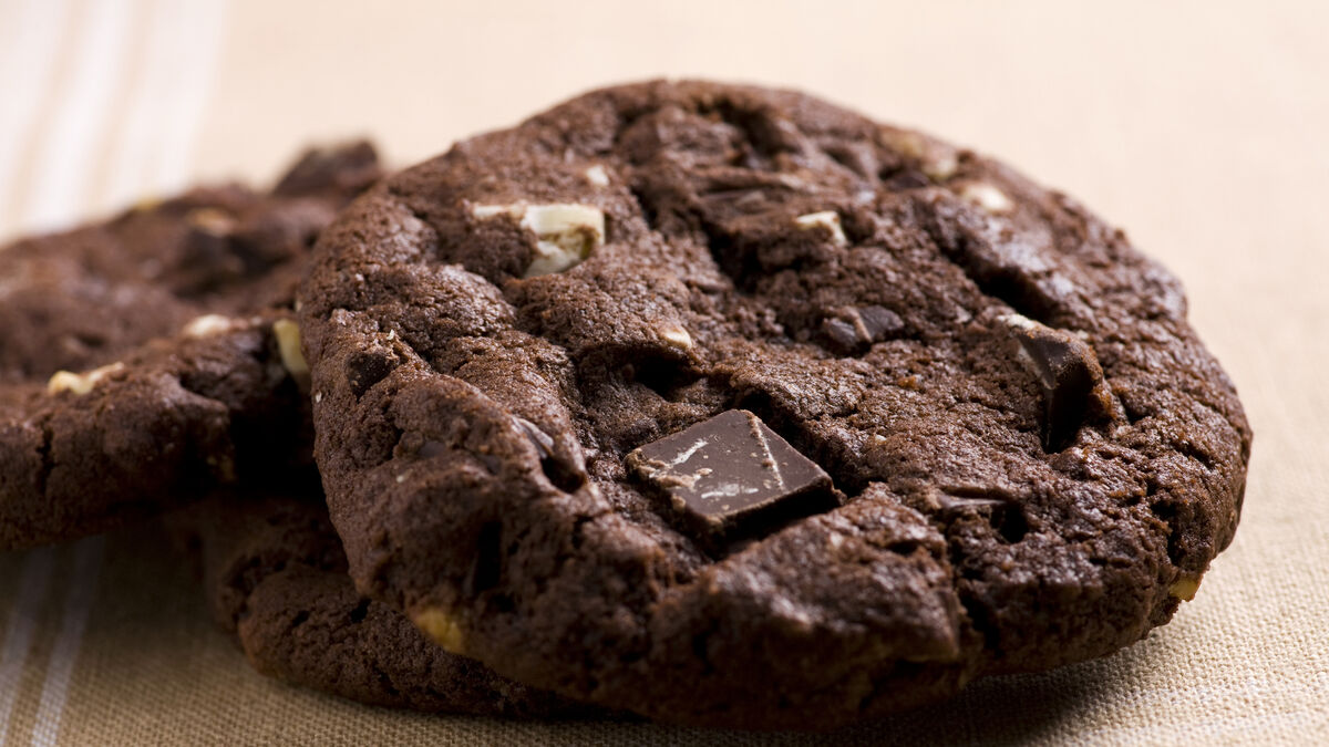 Double chocolate biscuits