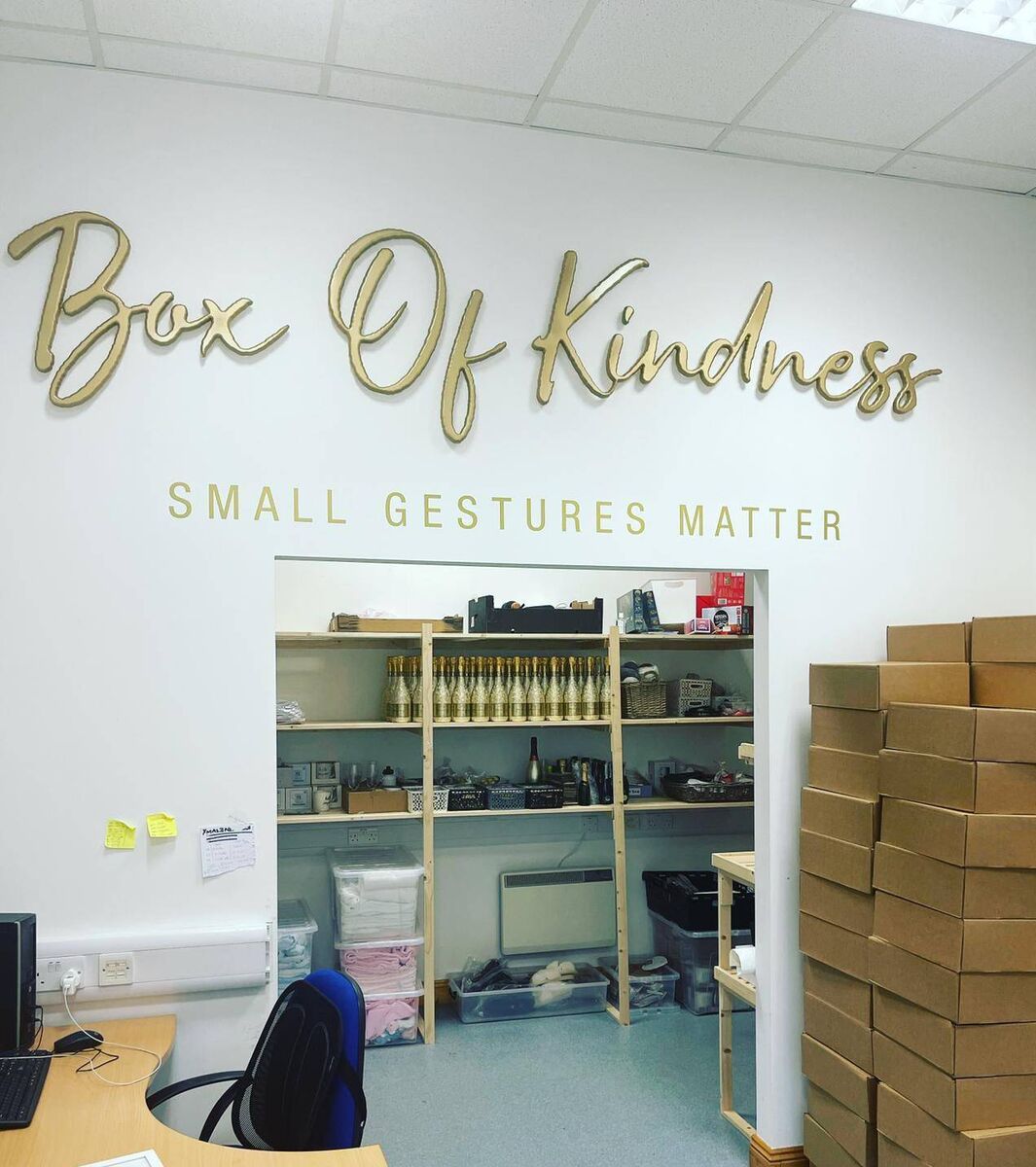 Charlene Corkery, owner of Box of Kindness discovered on Monday that her Instagram page had been hacked. Charlene Corkery, owner of Box of Kindness discovered on Monday that her Instagram page had been hacked.