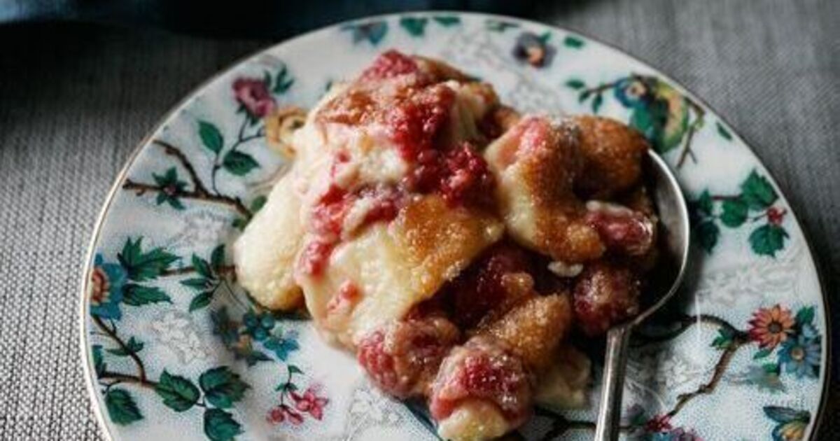 Irish Raspberry Reteta Raspberry custard