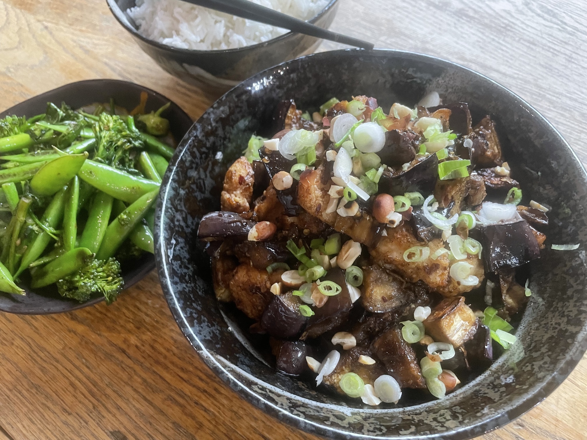 Cooking with Colm O'Gorman: Szechuan chicken and aubergine