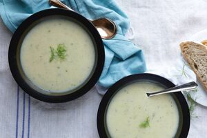 Parsnip and fennel soup