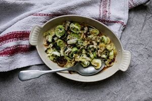 Ginger braised leeks﻿