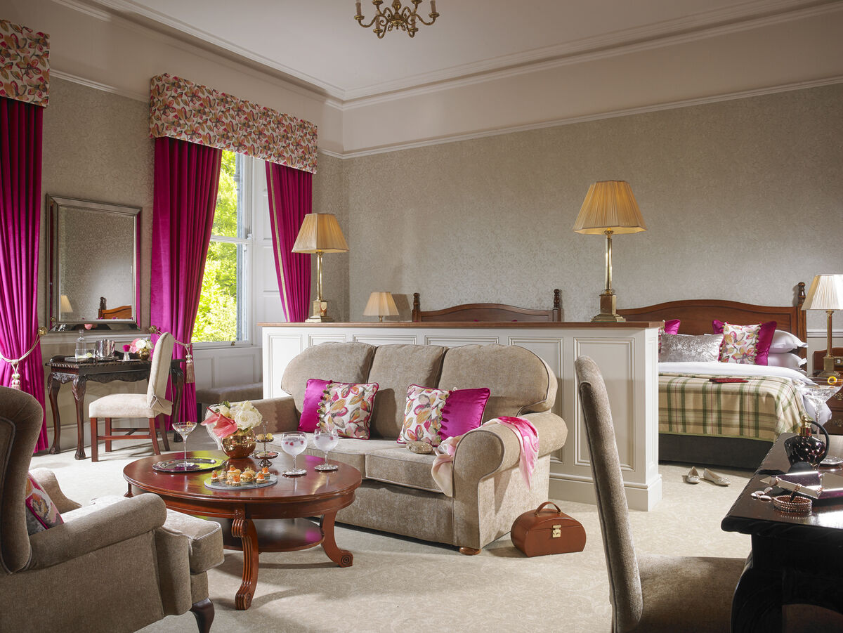 The Lady Olivia suite at Faithlegg House Hotel.