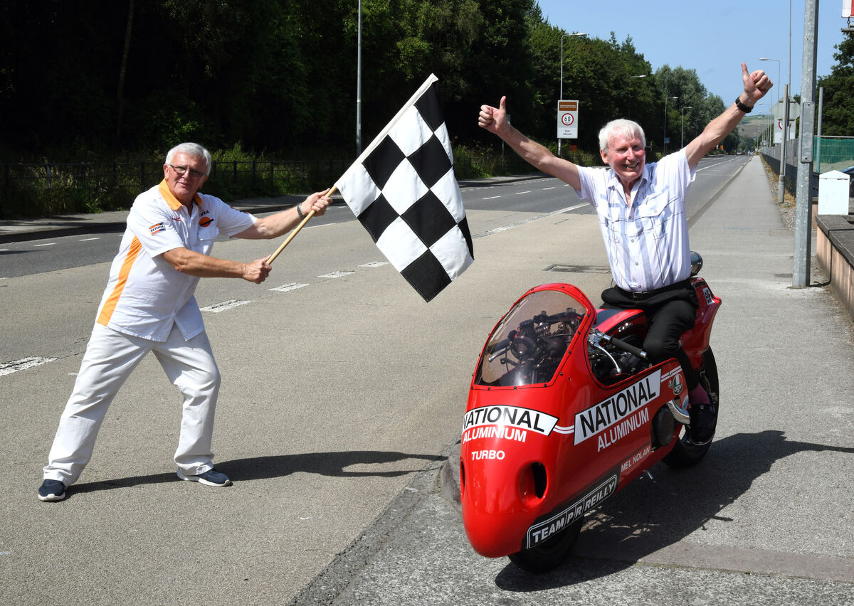 Mel Nolan (right) and Denis Collins. "It’s not simple... but it can be done.” Photo Denis Minihane