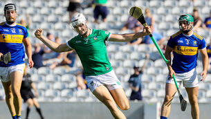 <p>Limerick's Kyle Hayes celebrates after scoring a goal. Picture: INPHO/Lorraine O’Sullivan</p>