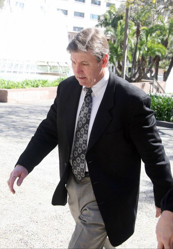 Britney Spears' father, Jamie Spears leaves the Los Angeles County Superior courthouse on March 10, 2008. Picture: VALERIE MACON/AFP via Getty Images)