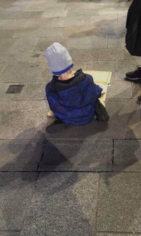 The food run sprang to national attention in 2019 when its Facebook page featured a photograph of a young boy eating his food off a box on the street. The food run sprang to national attention in 2019 when its Facebook page featured a photograph of a young boy eating his food off a box on the street.