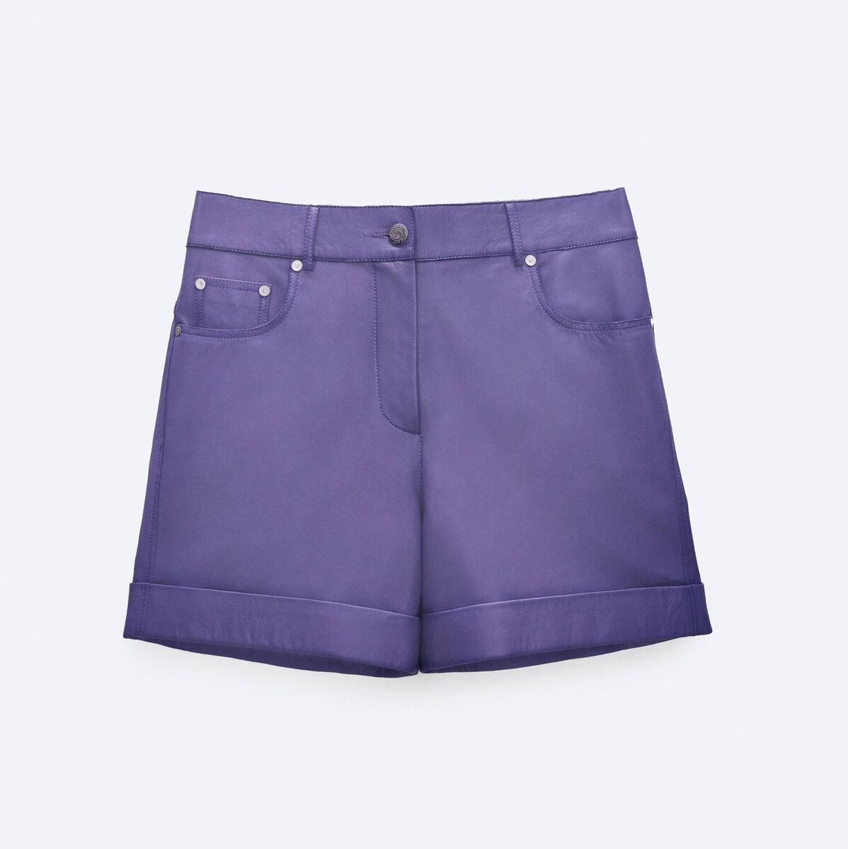 Leather Shorts, €199, Uterque