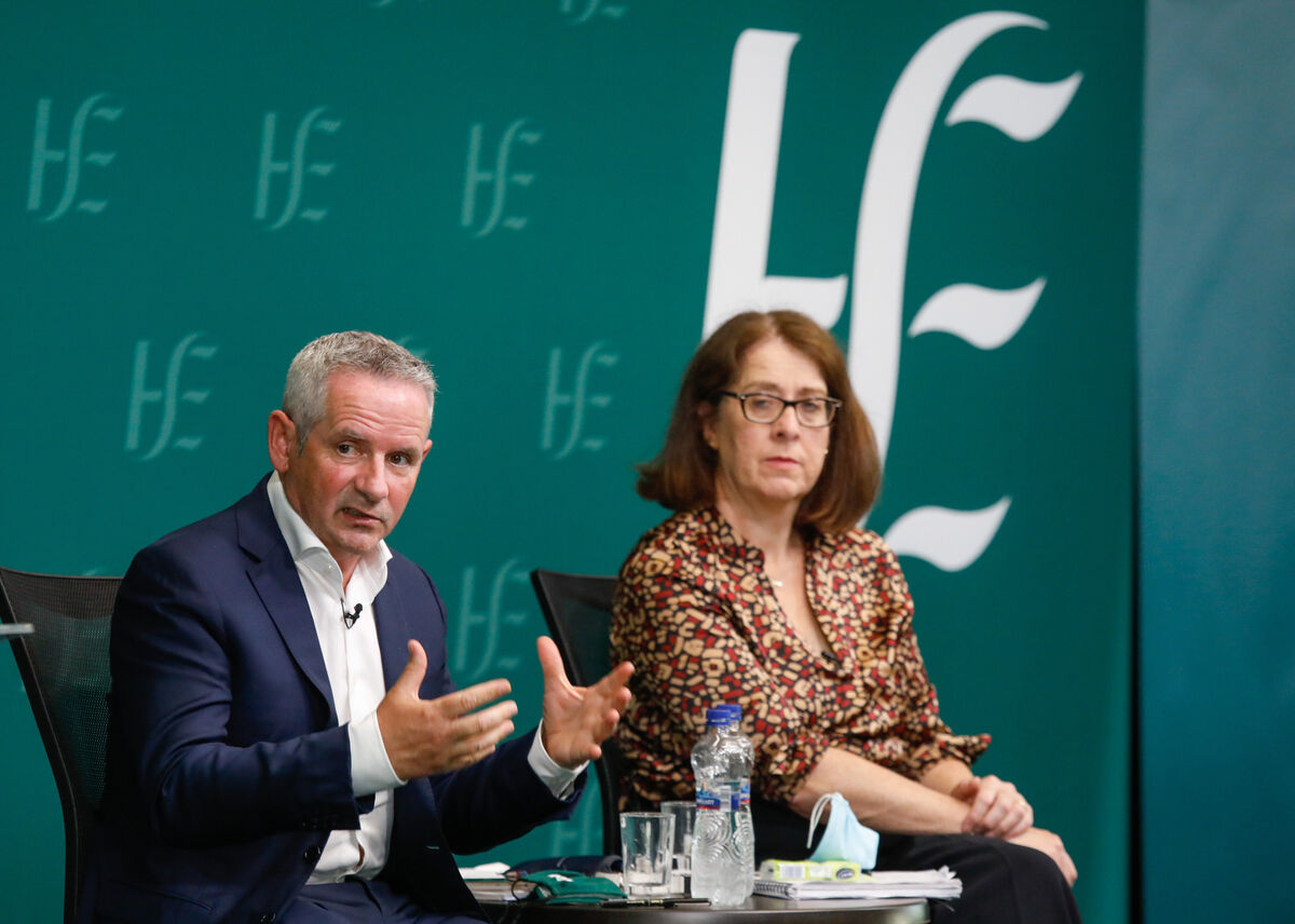  HSE CEO, Paul Reid and HSE COO, Anne O'Connor. File Picture: Leon Farrell / Photocall Ireland