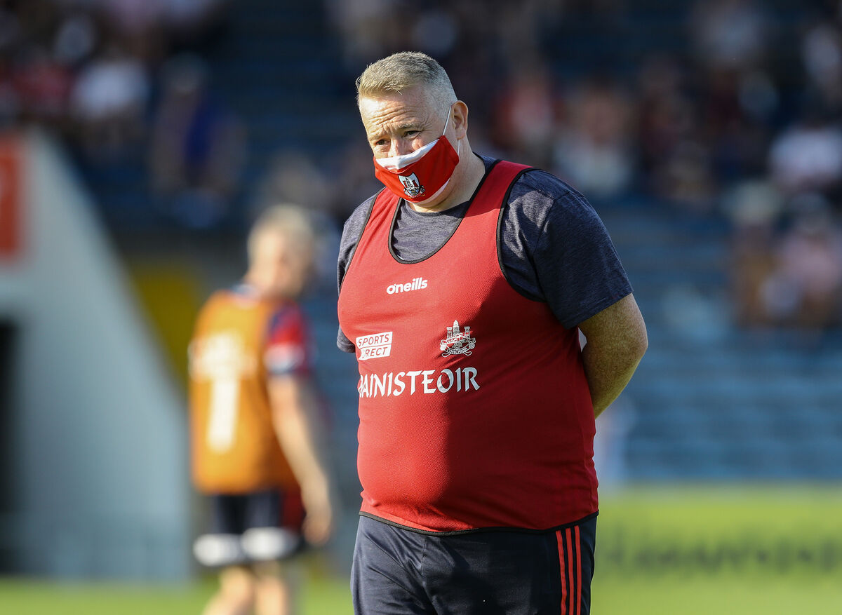 Cork U20 manager Pat Ryan. Picture: INPHO/Lorraine O'Sullivan