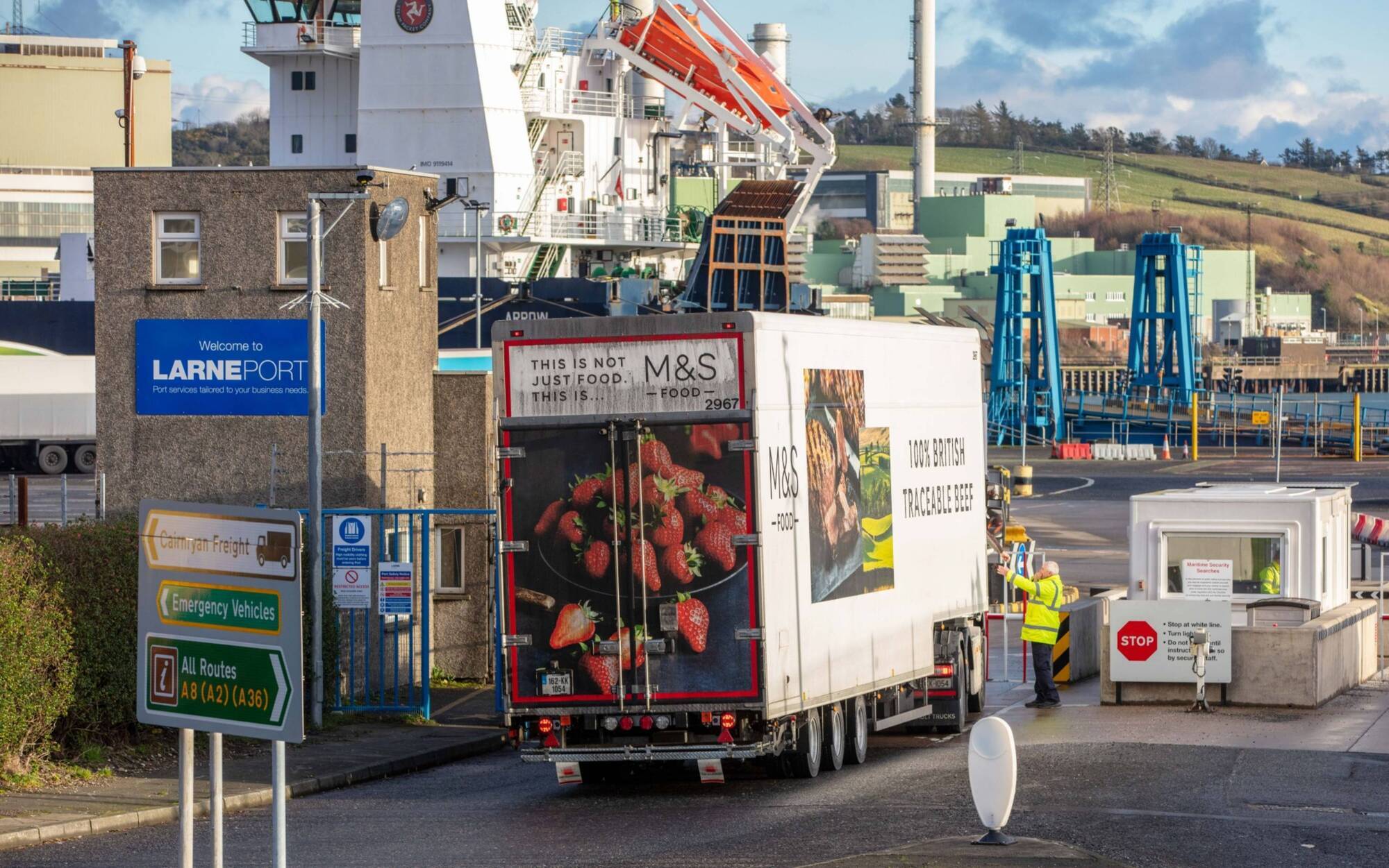 Marks & Spencer say customs checks means 20% of products are not available in Irish stores