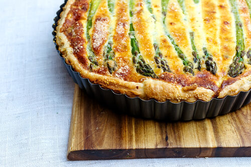 Asparagus tart