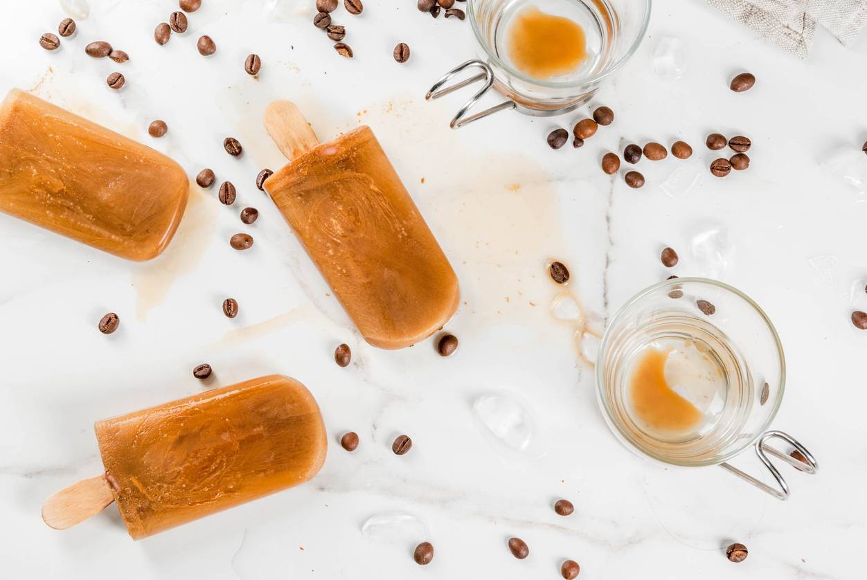Finding the weather too hot to handle? Chill out with an espresso martini ice lolly 