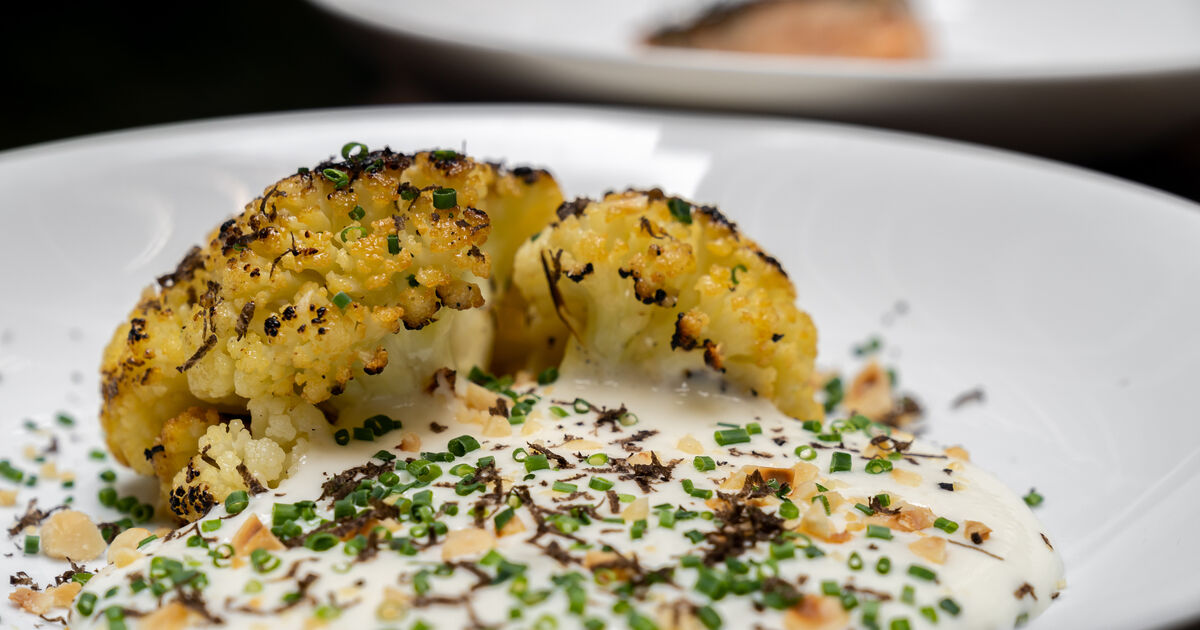 Anna Jones’s panroasted cauliflower with saffron butter