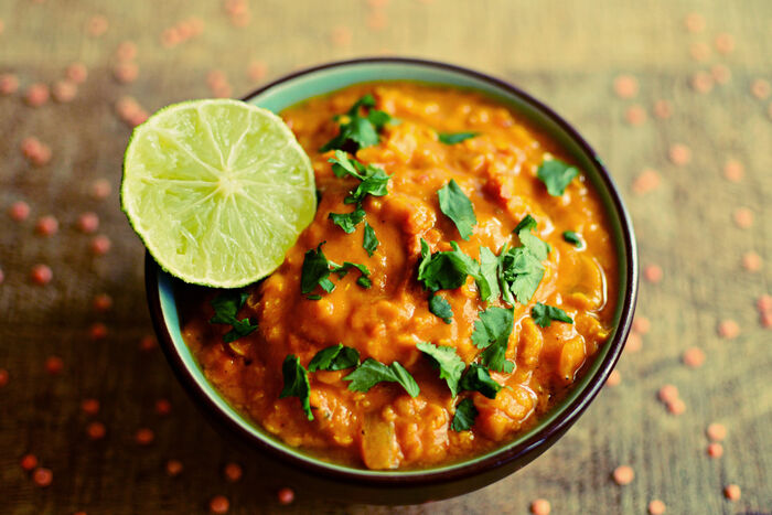 Red lentil dhal
