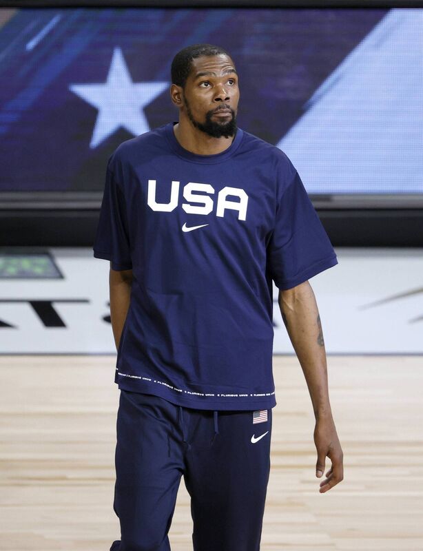 Kevin Durant: Likely to inspire US men to their fourth straight Olympic gold.